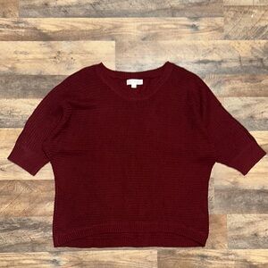 T.I.M.I.N.G Women's Burgundy knit  Sweater size 1XL